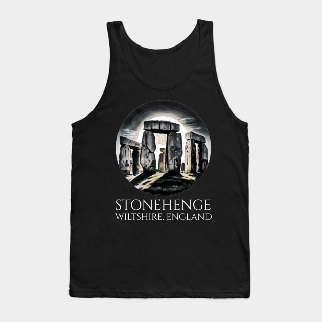 Stonehenge - England - Ancient Prehistoric Monument Tank Top by Styr Designs